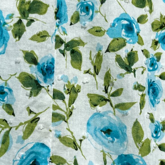 Dressbarn Womens Floral Midi Skirt Size 16W Cottagecore White Eyelet Prairie - Picture 4 of 8